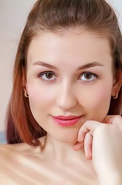 Isabele Seduces From The Couch Showing Her Smooth Skin And Eager Passion
