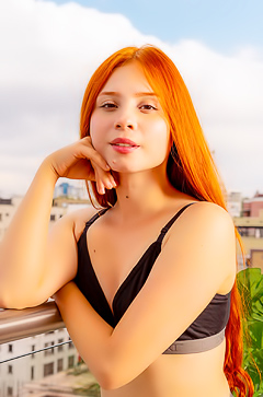 Ebba Unwraps Hergaze Captivated In Daylight Dilemma